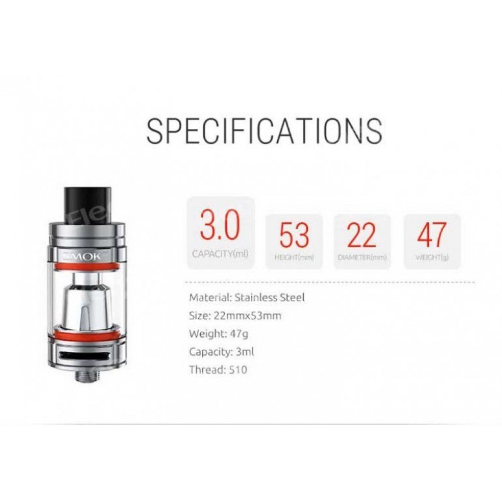 Smok Tfv8 Baby Elektronik Sigara İncelemesi ve Özellikleri