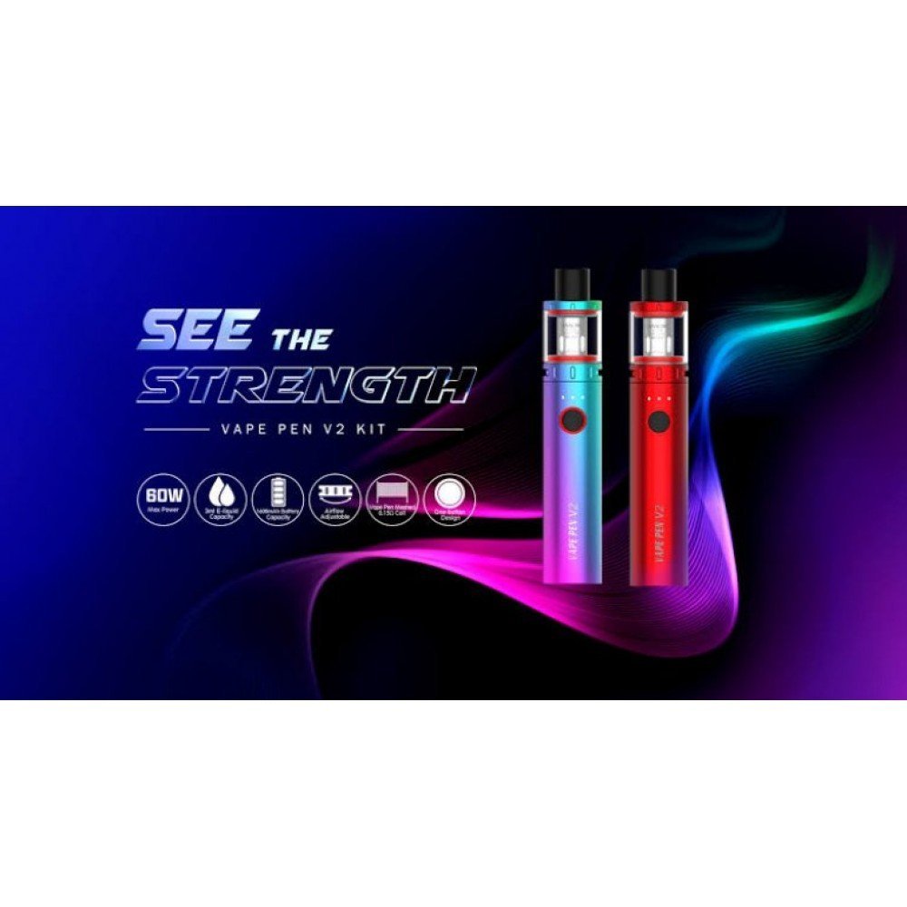 Yeni Başlayanlar İçin Smok Vape Pen V2 1600 Mah Elektronik Sigara