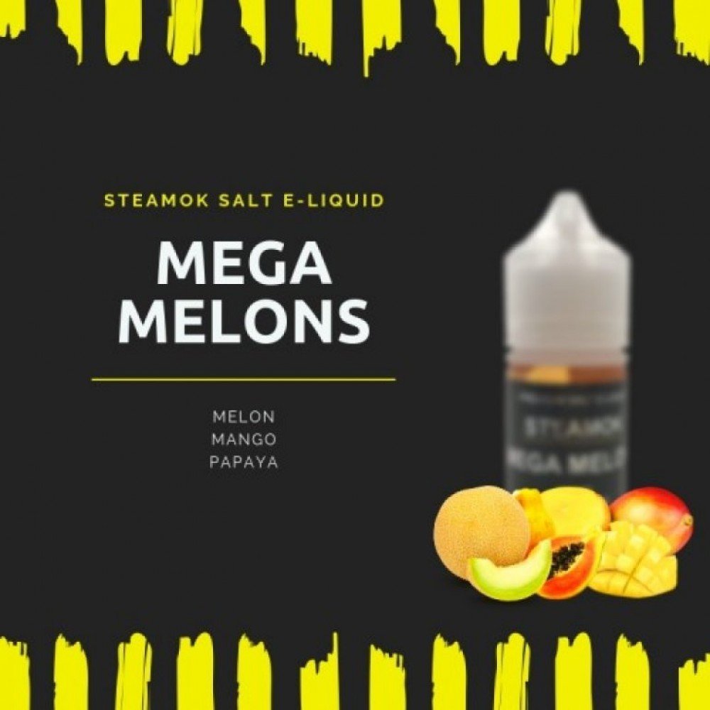 Steamok Mega Melons Salt Likit: Yoğun Meyve Keyfi