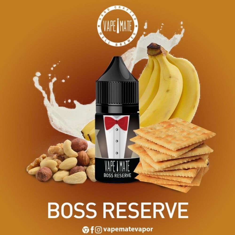 Vape Mate Boss Reserve 30ml Likit: Premium Vaping Deneyimi