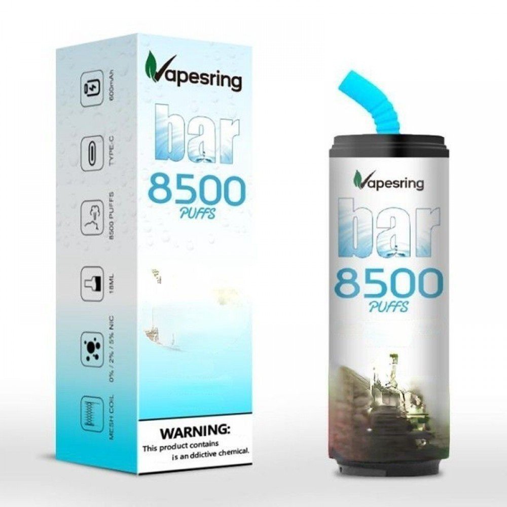 Vapesring 8500 Puff: En Yeni Tek Kullanımlık Elektronik Sigara