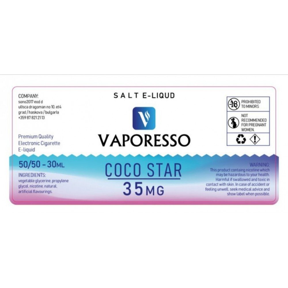 Vaporesso Coco Star 30ml Salt Likit İncelemesi