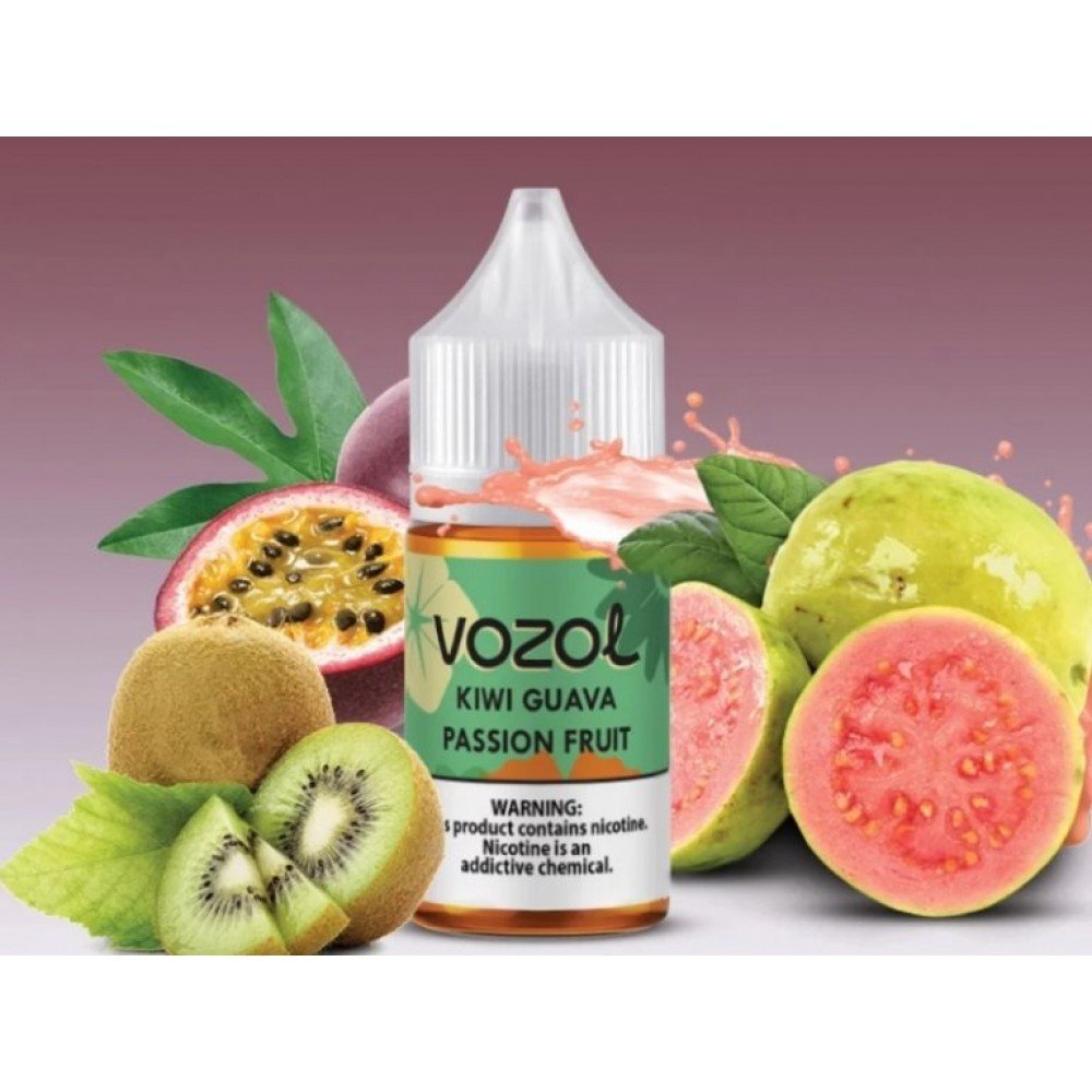 Vozol Bar Kiwi Guava ve Tutku Meyvası 30 ml Salt Likit ile Eşsiz Bir Deneyim