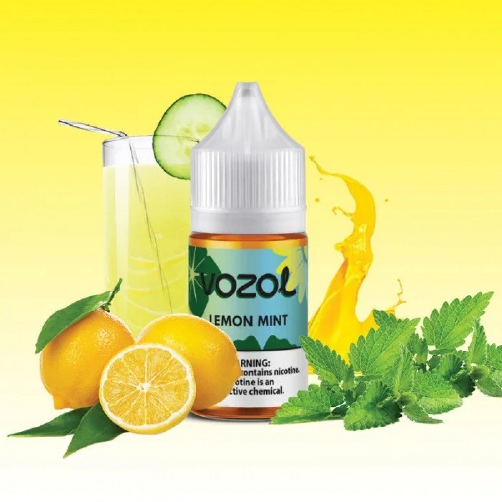 Yenilikçi Vozol Bar Lemon Mint 30 ml Salt Likit