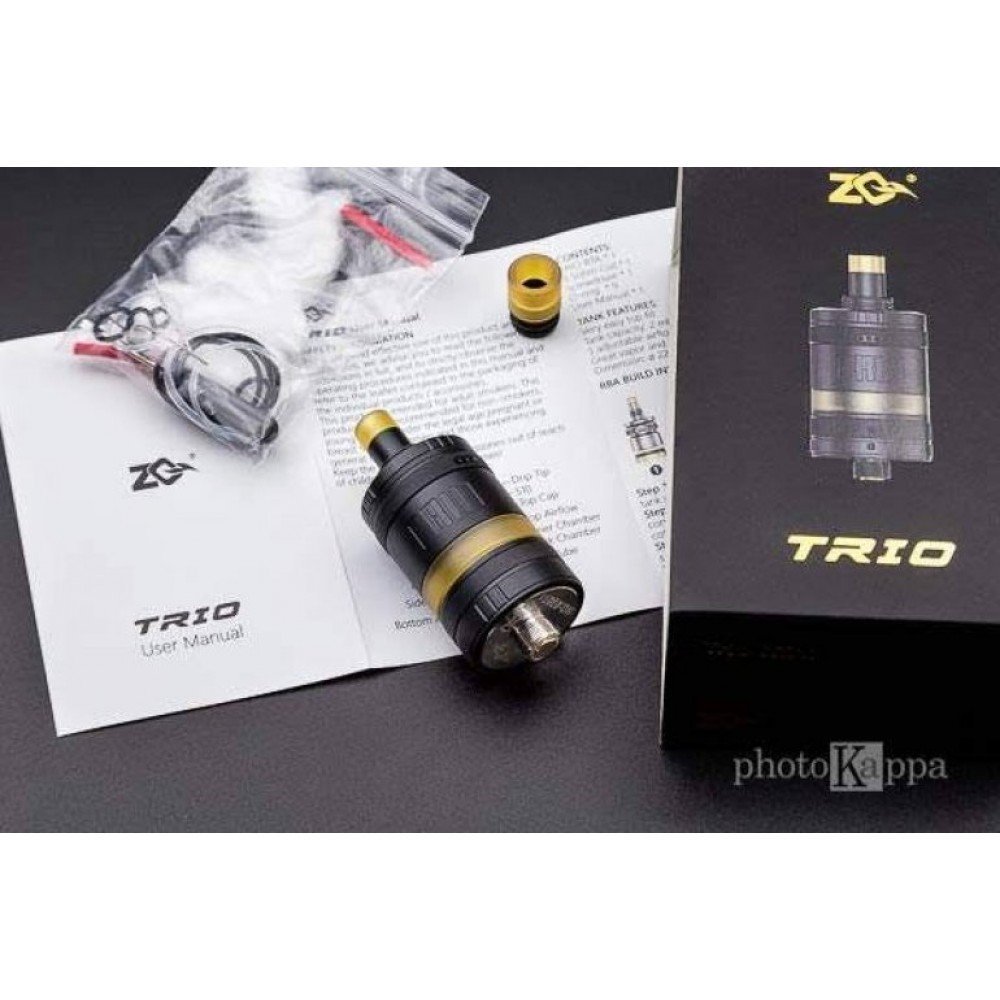 ZQ Trio 22 mm MTL RTA Elektronik Sigara Atomizer İncelemesi